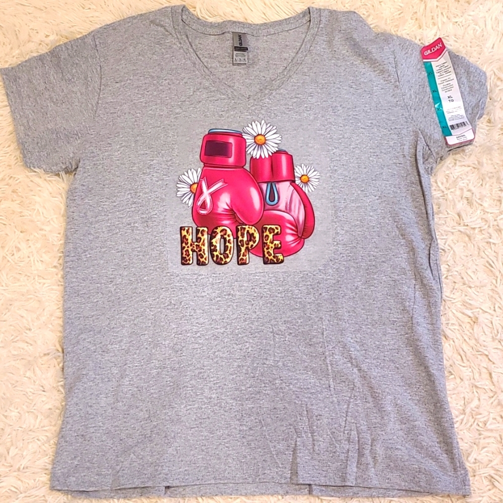 CANCER HOPE For All Colors of cancer NWT tshirt  Grey or white S to XXL choose 1